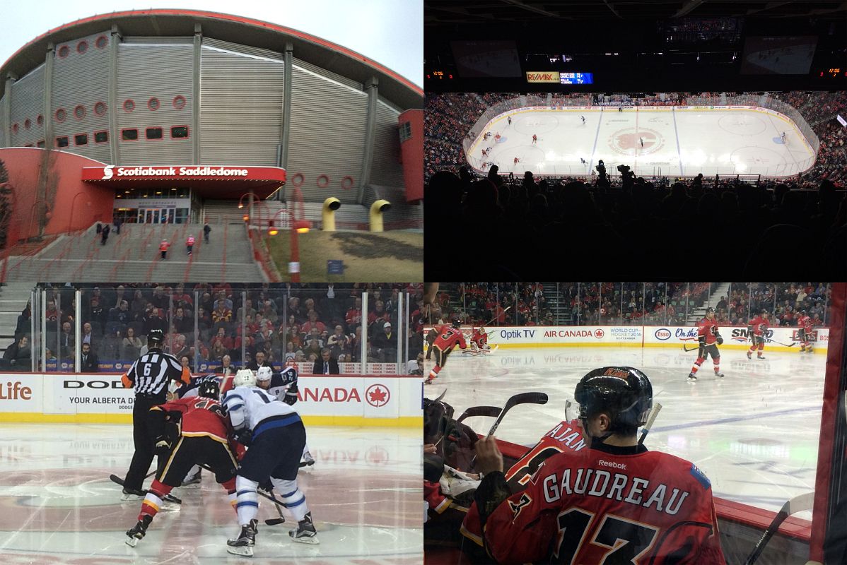 09 The Calgary Flames Hockey Team Plays At The Saddledome